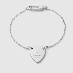 Gucci Trademark Bracelet With Heart Pendant